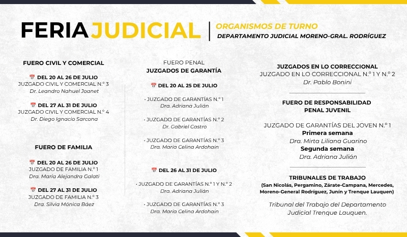 Feria Judicial